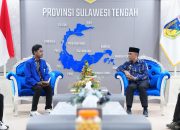 PMII Sulteng Audiensi ke Gubernur Anwar Hafid, Bahas Literasi hingga Keadilan Tambang