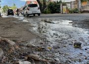 Proyek Kementerian PUPR di Palu Jadi Sorotan, Kebocoran Pipa Timbulkan Genangan dan Kerusakan Jalan