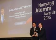 NTU Singapura Beri Penghargaan Tertinggi untuk Menko AHY