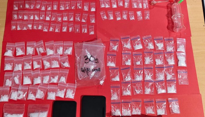 Polisi Gerak Cepat, 135 Paket Sabu Disita dari Kos di Jalan Kijang