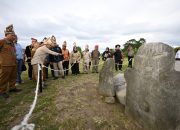 Menteri Kebudayaan Tinjau Kawasan Megalitik Lore Lindu, Didampingi Wagub Sulteng