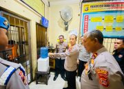 Pastikan SOP Berjalan, Waka Polres Parigi Moutong Cek Ruang Tahanan dan Layanan Publik