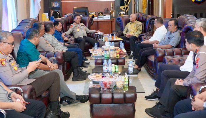 Perkuat Kemitraan, Kapolda Sulteng Sambut Audiensi PWI Sulawesi Tengah