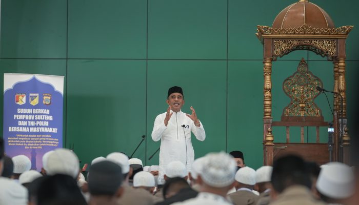 Subuh Berkah Jadi Ruang Silaturahmi, Anwar Hafid Tegaskan Pembangunan Berbasis Spiritual