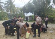 Polres Parigi Moutong Perkuat Siaga Karhutla, Titik Api Berhasil Dipadamkan