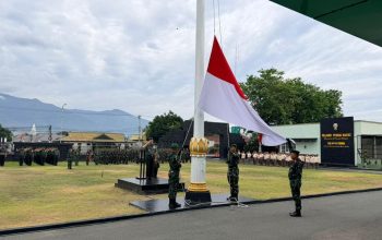 Kodam XXIII/Palaka Wira Laksanakan Upacara Bendera Rutin, Perkuat Nasionalisme Prajurit dan ASN