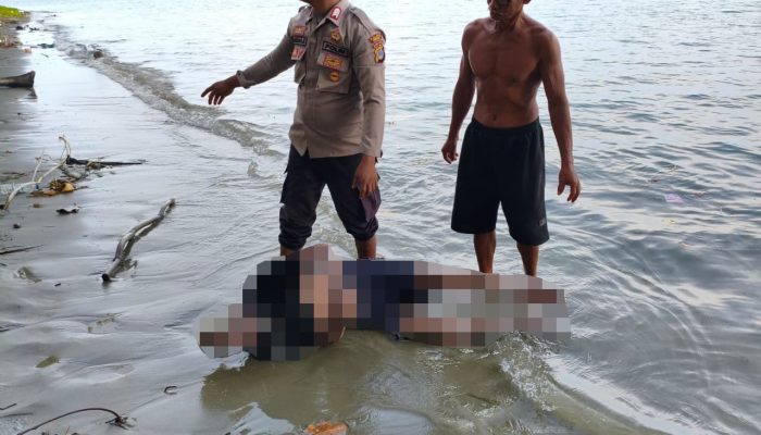 Mayat Ditemukan Mengapung di Pantai Dimpalon Baru, Polsek Kintom Lakukan Evakuasi dan Penyelidikan