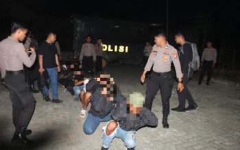 Operasi Pekat I Tinombala 2026, Polda Sulteng Tertibkan Parkir Liar dan Geng Motor di Palu