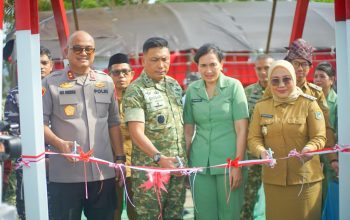 Pangdam Palaka Wira Resmikan Jembatan Garuda di Mamuju