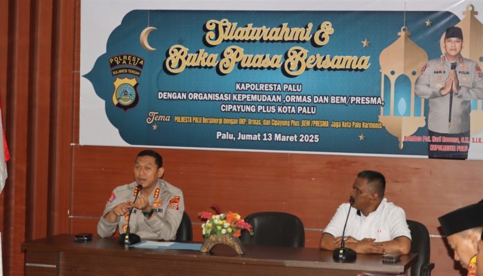 Kapolresta Palu Buka Puasa Bersama Pemuda dan Mahasiswa