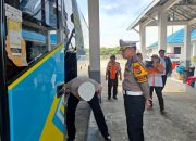 Cek Kelayakan Bus Mudik, Dirlantas Polda Sulteng Ramp Check di Terminal Mamboro