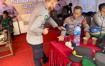 Tim Kesehatan Tinjau Pos Pam Towua, Perkuat Layanan Lebaran