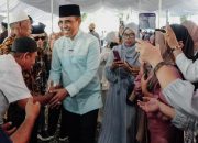 Halal Bihalal di Morowali, Anwar Hafid Disambut Antusias Ribuan Warga