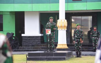 Kodam XXIII/Palaka Wira Gelar Upacara Senin, Perkuat Disiplin Prajurit