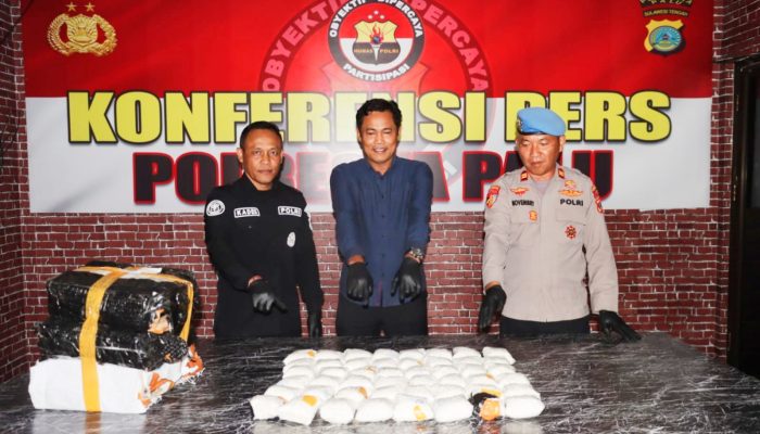 Polresta Palu Bongkar Peredaran 48 Ribu Butir Obat Keras di Talise