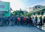 Gowes 25 Kilometer, Kodam XXIII PW Ajak Masyarakat Hidup Sehat