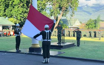 Kodam XXIII Gelar Upacara 17-an, Kasad Ingatkan Disiplin