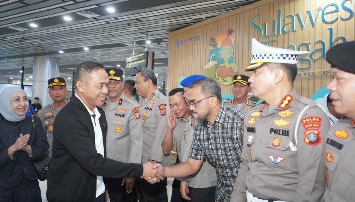 Kapolda Baru Brigjen Pol Nasri Tiba di Palu, Disambut Forkopimda Sulteng