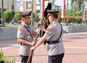 Polda Sulteng Gelar Serah Terima Pataka Kapolda Baru