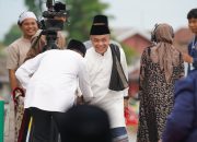 Warga Antusias Ikuti Salat Idul adha Bersama Pemkot Palu di Lapangan Vatulemo