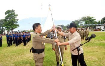 Kontingen Satpol PP dan Damkar Palu Dilepas ke Tolitoli