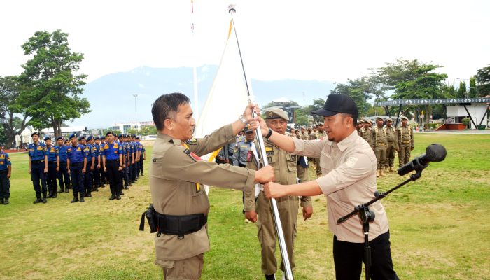 Kontingen Satpol PP dan Damkar Palu Dilepas ke Tolitoli
