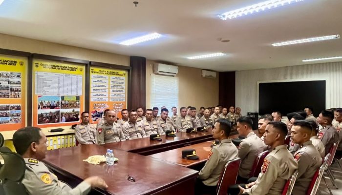44 Perwira Baru Polda Sulteng Dapat Pembekalan Kepemimpinan