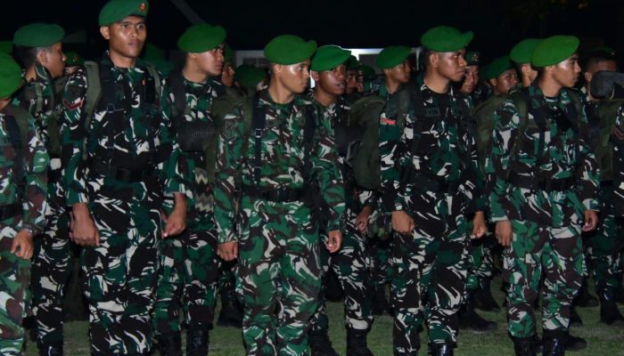 Yon TP 873/MM Dikerahkan Bantu Penanganan Gempa di Sigi