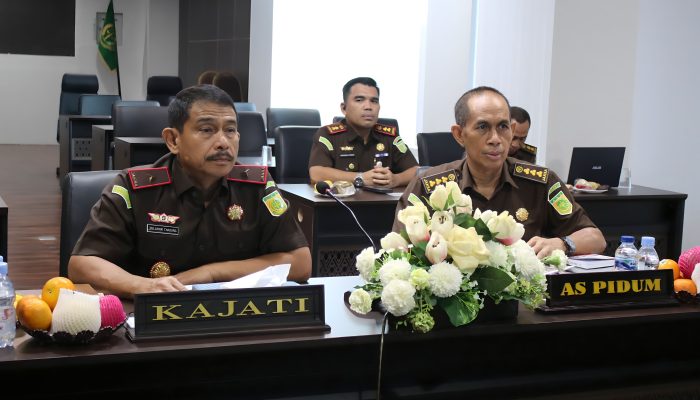 Kajati Sulteng Ikuti Rakorsus Nasional Antisipasi Karhutla