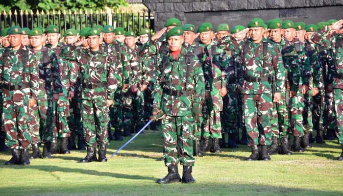 Kodam XXIII/Palaka Wira Gelar Upacara Mingguan, Perkuat Nasionalisme Prajurit