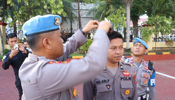 Propam Polresta Palu Periksa Penampilan Personel, Tekankan Disiplin Anggota