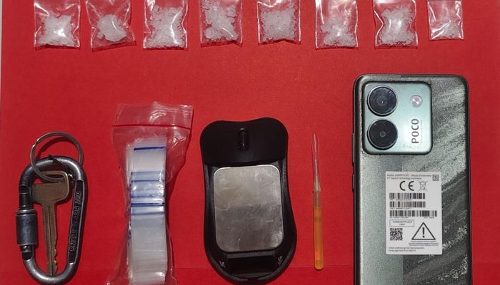 Polisi Tangkap Dua Terduga Pengedar Sabu di Palu, Delapan Paket Disita