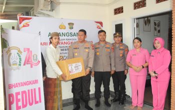 Polresta Palu Berbagi Kepedulian di Hari Bhayangkara