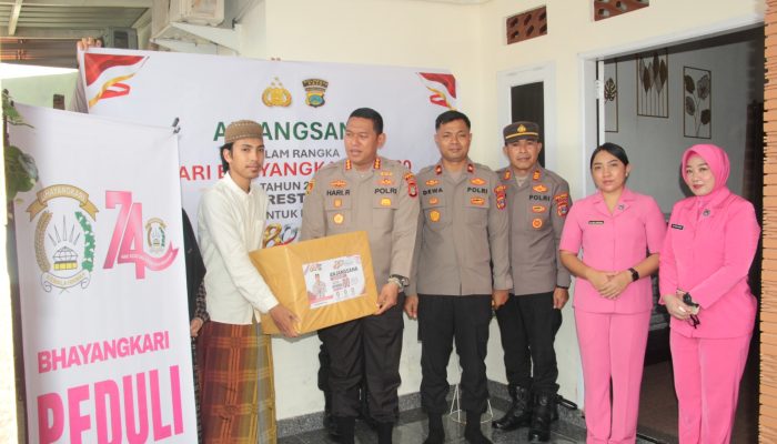 Polresta Palu Berbagi Kepedulian di Hari Bhayangkara