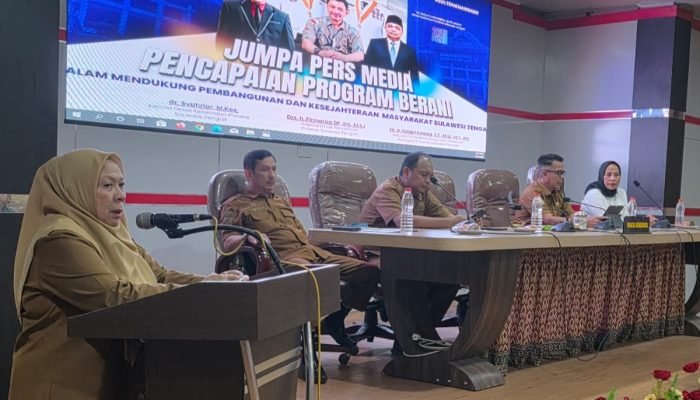 Wagub Sulteng Paparkan Progres Program 9 BERANI di Hadapan Media
