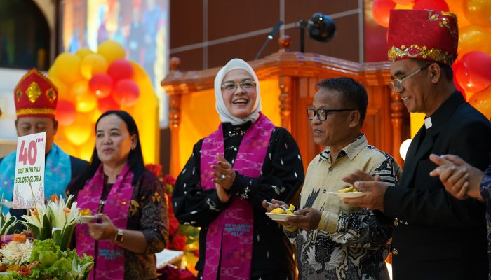 HUT GKST Effatha, Diah Puspita Ajak Jemaat Bijak Bermedia Digital