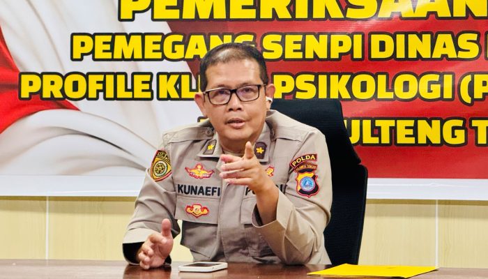Biro SDM Polda Sulteng Bekali Perwira SIP 55 Jaga Kesehatan Mental