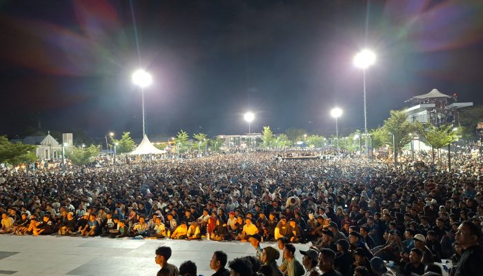 Membludak, Puluhan Ribu Warga Nobar Piala Dunia 2026 di Tiga Titik Kota Palu