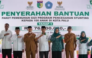 100 Anak di Palu Terima Bantuan Gizi Cegah Stunting