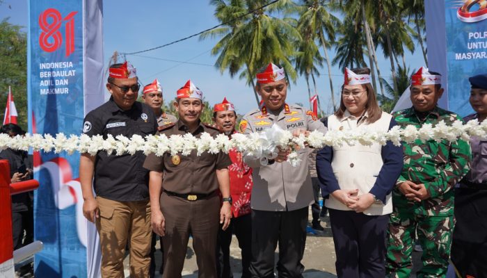 Polri Bangun Jembatan Bale, Akses 470 KK Kini Lebih Mudah
