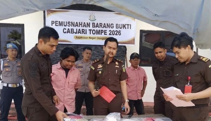 Barang Bukti Inkracht Dimusnahkan, Cabjari Tompe Tekankan Akuntabilitas