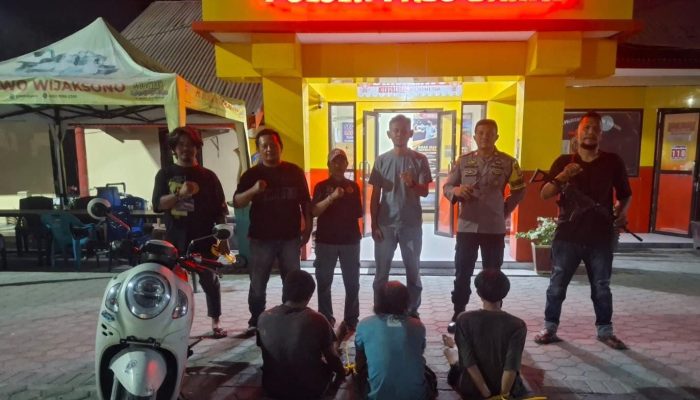 Tiga Terduga Pelaku Curat Ditangkap di Ujuna