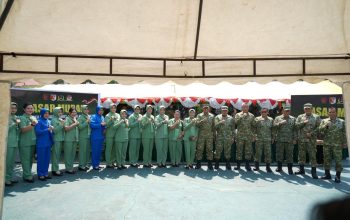 HUT ke-81 TNI, Kodam Palaka Wira Gelar Bazar Murah di Palu