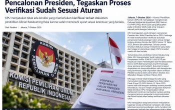 KPU Hormati Putusan MK soal Syarat Pendidikan Gibran, Tegaskan Dasar Verifikasi