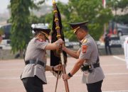 Polda Sulteng Tandai Kepemimpinan Baru Lewat Serah Terima Pataka