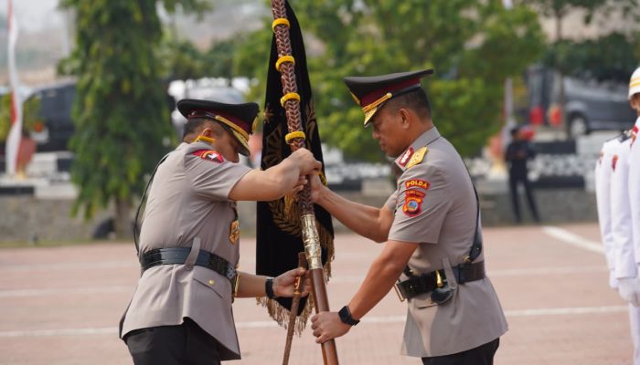 Polda Sulteng Tandai Kepemimpinan Baru Lewat Serah Terima Pataka