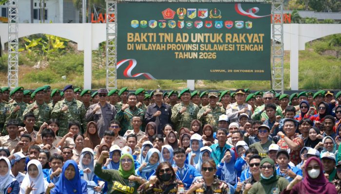 Bakti TNI AD Sasar 479 Titik Pembangunan di Sulteng